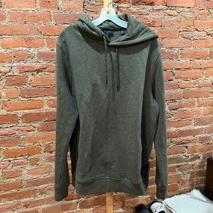 Ted Baker London Khaki Olive Green Hoodie Sweatshirt Size 4 L